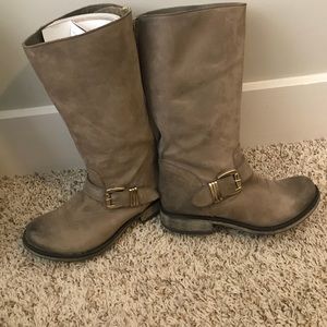 Steve Madden Grey mid calf boots